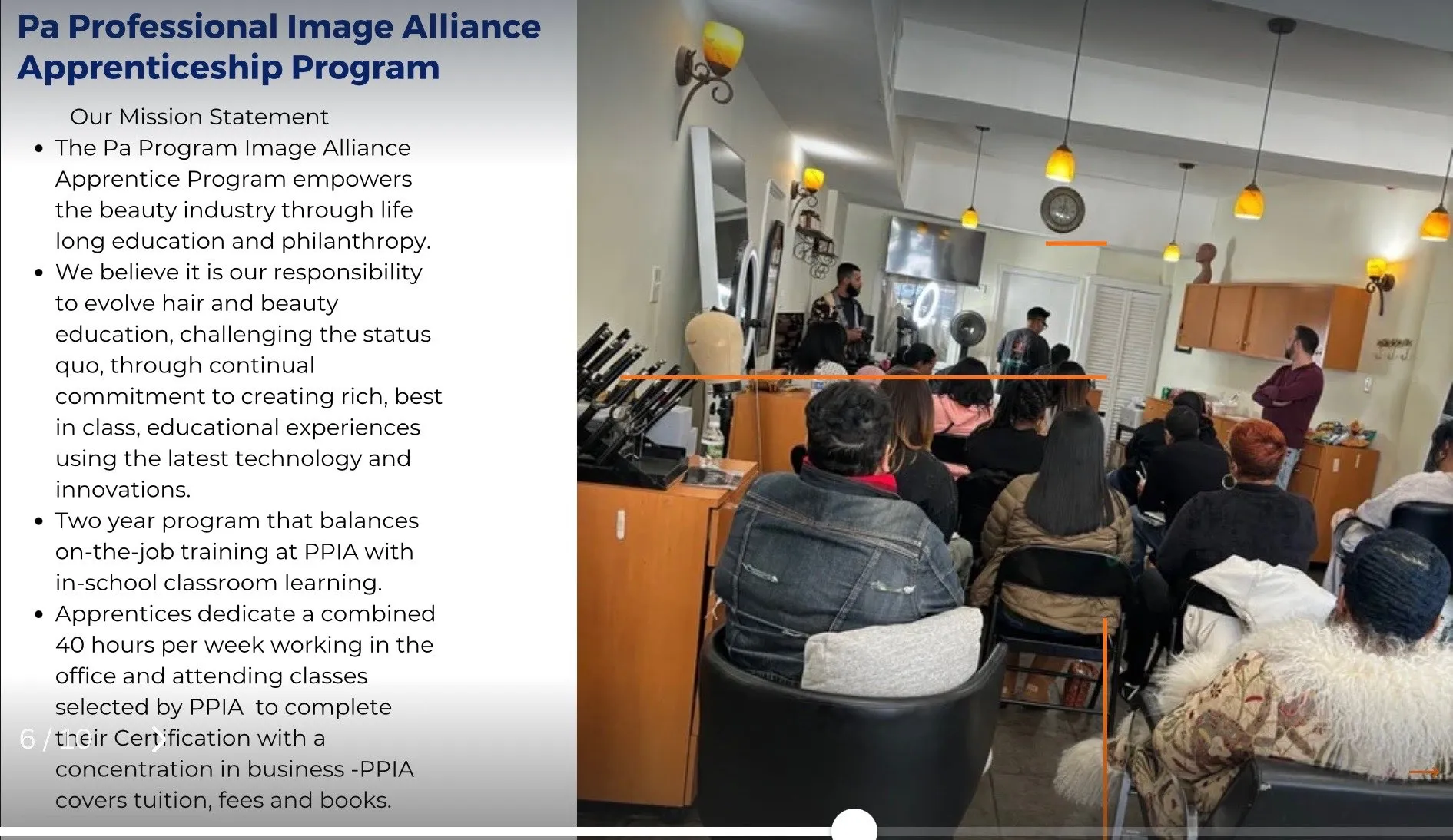 PA Professional Image Alliance - Two-year program with industry professionals
